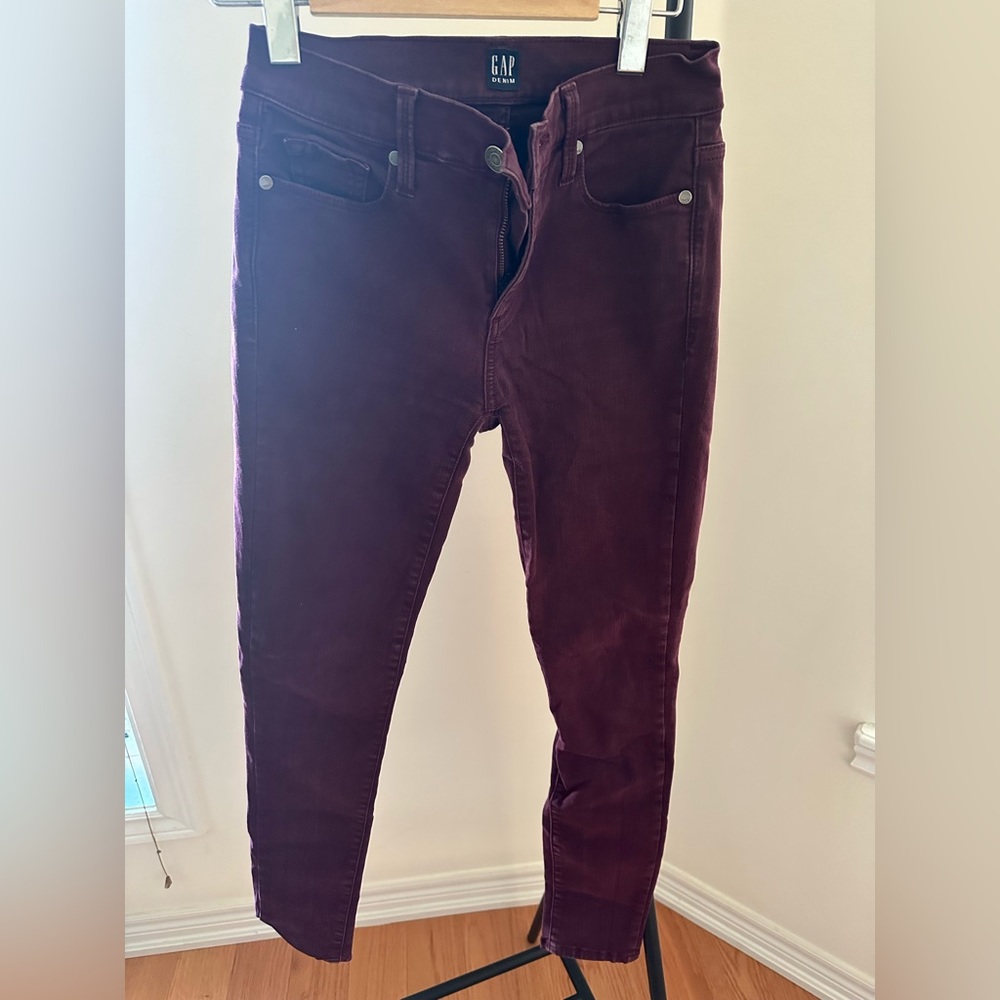 Gap Jeans (Burgundy)